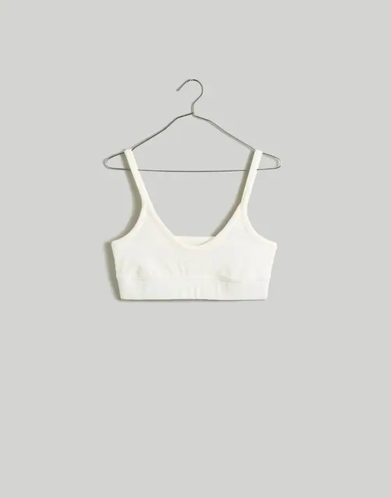 Towel Terry Scoopneck Bralette | Madewell