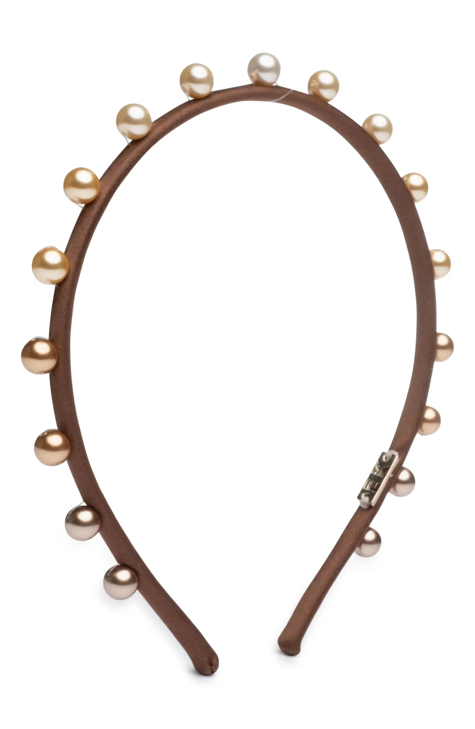 Tory Imitation Pearl Headband | Nordstrom