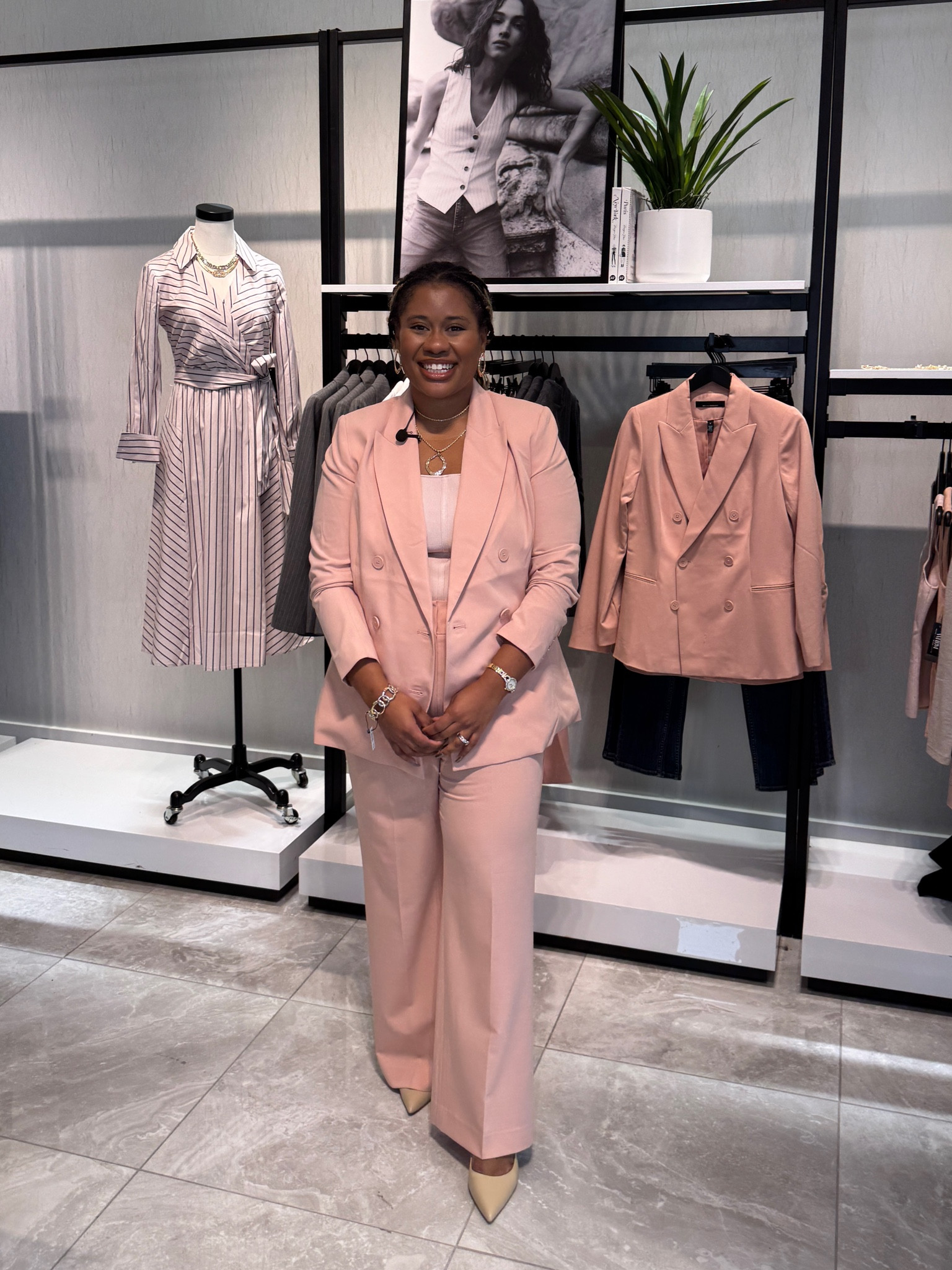 For the love of pink 🌸

Every year I update my suiting with a pink one because it’s just… iconic! 

I’m wearing a size 12 in the blazer because she’s a relaxed fit, but if you want to layer with this style you may want to size up or if you have broader shoulders. The pants are a 14 short and are still a little long for me while the tank is true to size! 

Did you catch the live replay? 

#LTKWorkwear #LTKStyleTip #LTKPetite