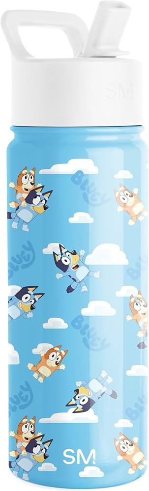 Simple Modern Bluey Kids Water Bottle with Straw Lid | Reusable Insulated Stainless Steel Cup for... | Amazon (CA)