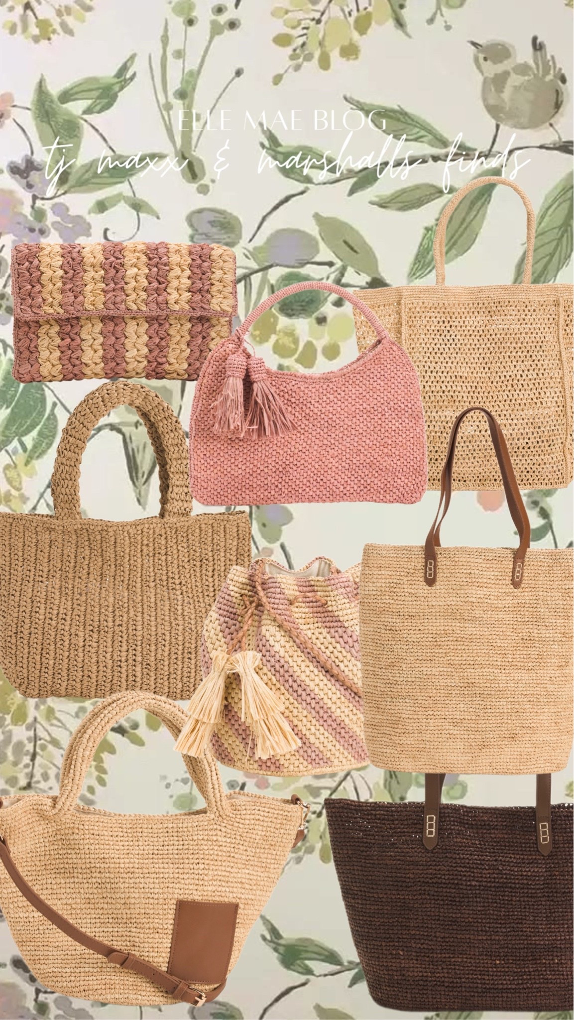Raffia bags from tj maxx & marshalls - so chic!

#LTKTravel #LTKSwim #LTKSeasonal