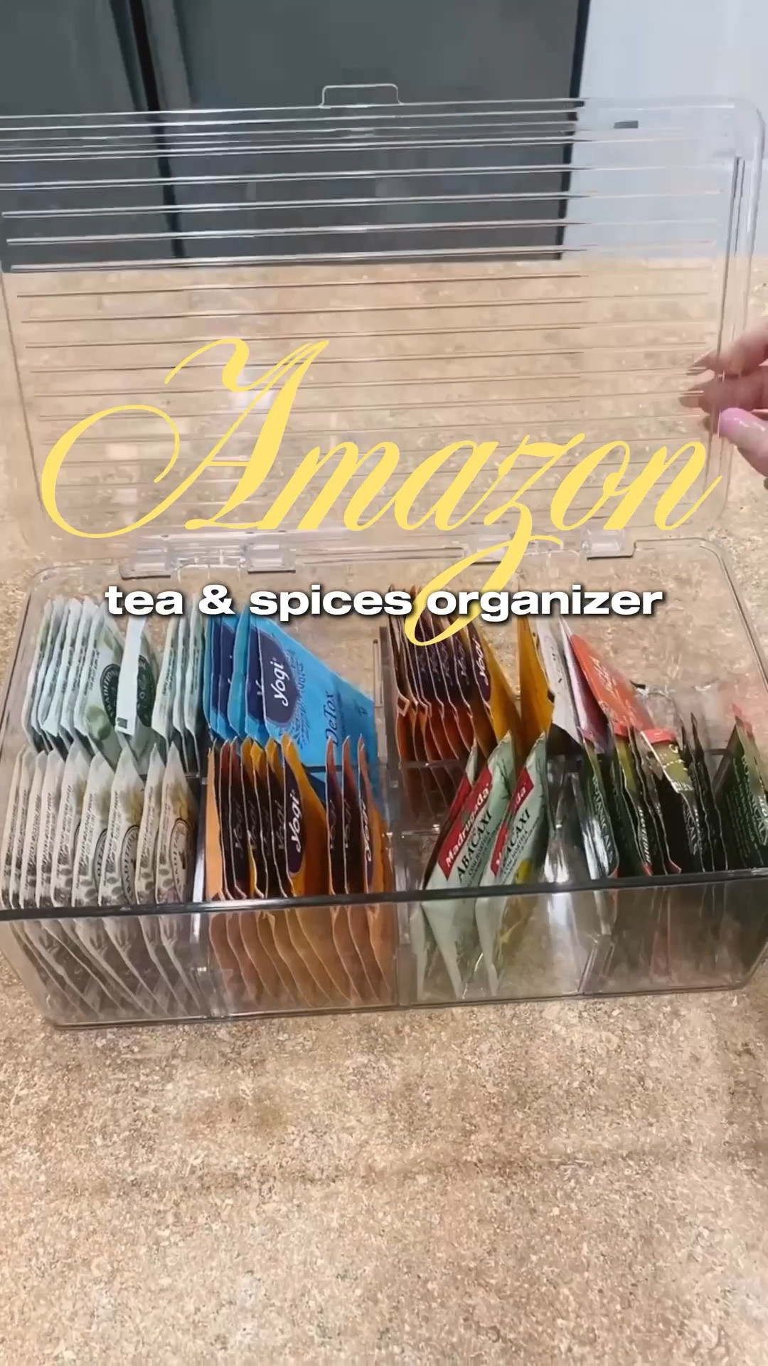 I finally found the perfect way to keep my teas and spices organized 🍵✨ These Amazon organizers make my kitchen look so much cleaner — everything in one place and easy to find!

#LTKHome