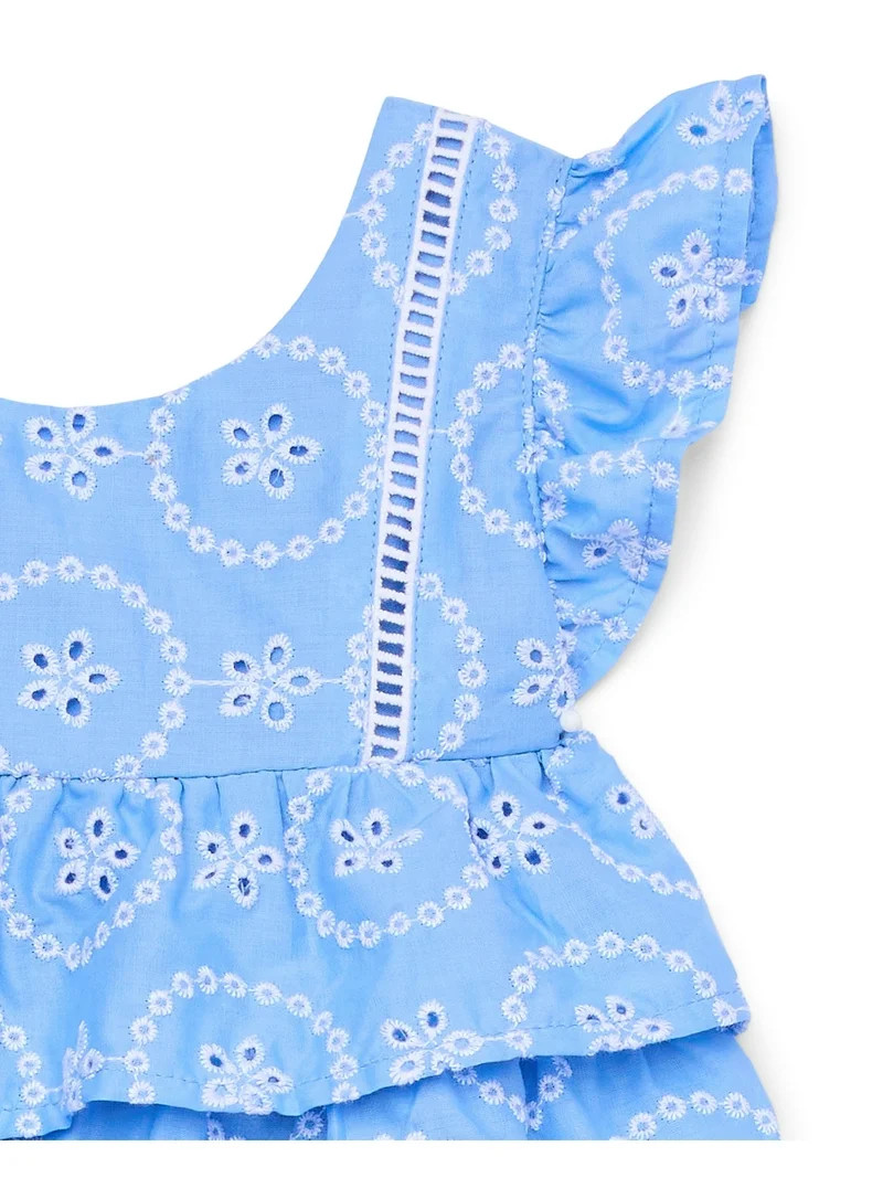 Simply Shabby Chic Just Me & Mommy Womens Matching Contrast Eyelet Dress, Sizes S-XXXL | Walmart (US)