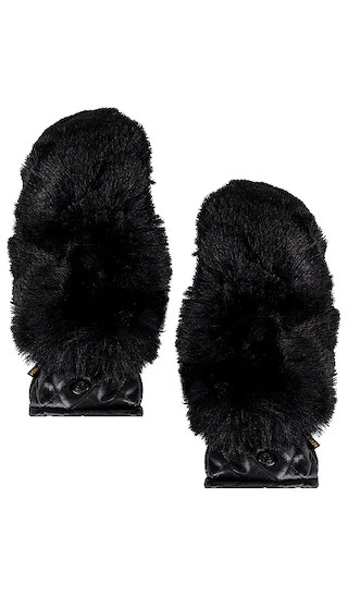 Hill Faux Fur Mittens | Revolve Clothing (Global)