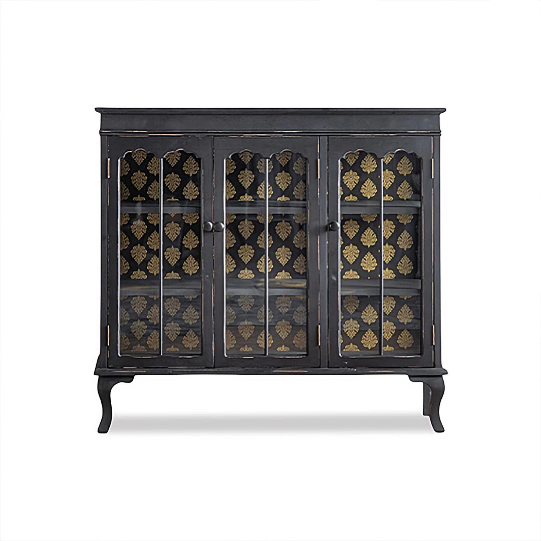43.31" Black Solid Wood Sideboard | Wayfair North America