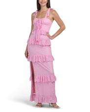 Monique Tie Maxi Dress | TJ Maxx