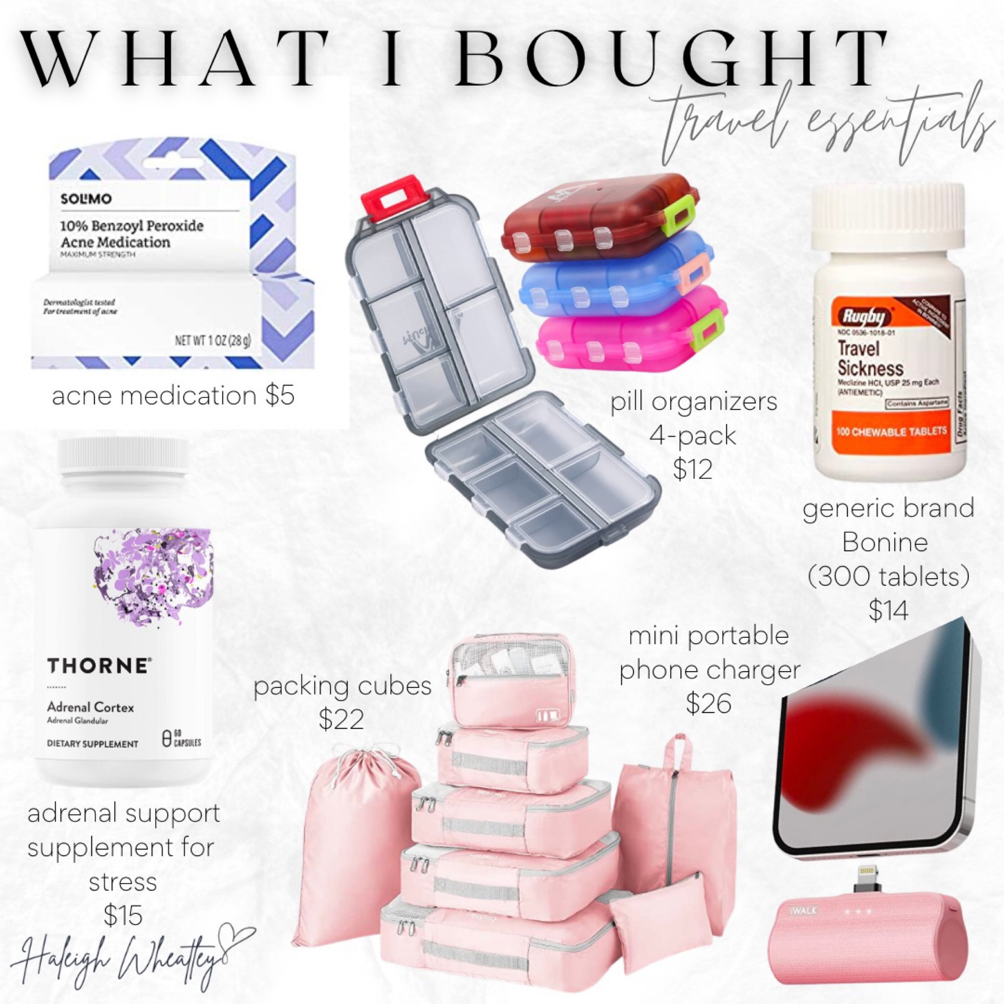 What I Bought: Travel Essentials 🤍

Summer Vacation Packing List • Packing Cubes • Travel Essentials • Amazon Finds • Organization 