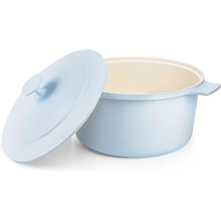 Gotham Steel Dutch Oven 5 Qt Pot With Lid Nonstick Ceramic Cooking Hot Pot Cast Aluminum Inductio... | Walmart (US)