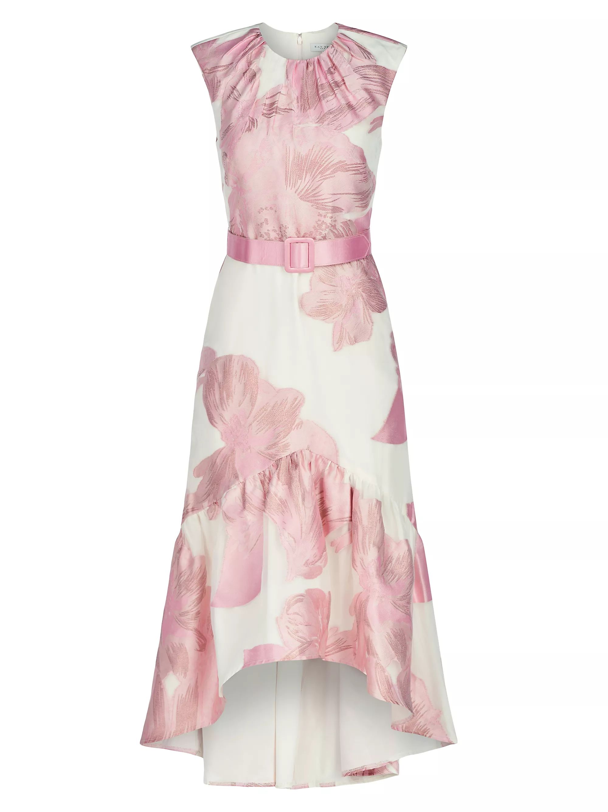 Beatrix Floral Organza Midi-Dress | Saks Fifth Avenue