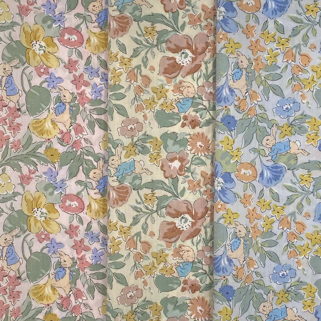 Liberty Tana Lawn Peter Rabbit & Liberty Japan 2023 “poppy and Honesty Peter” F16th Bundle - ... | Etsy (US)