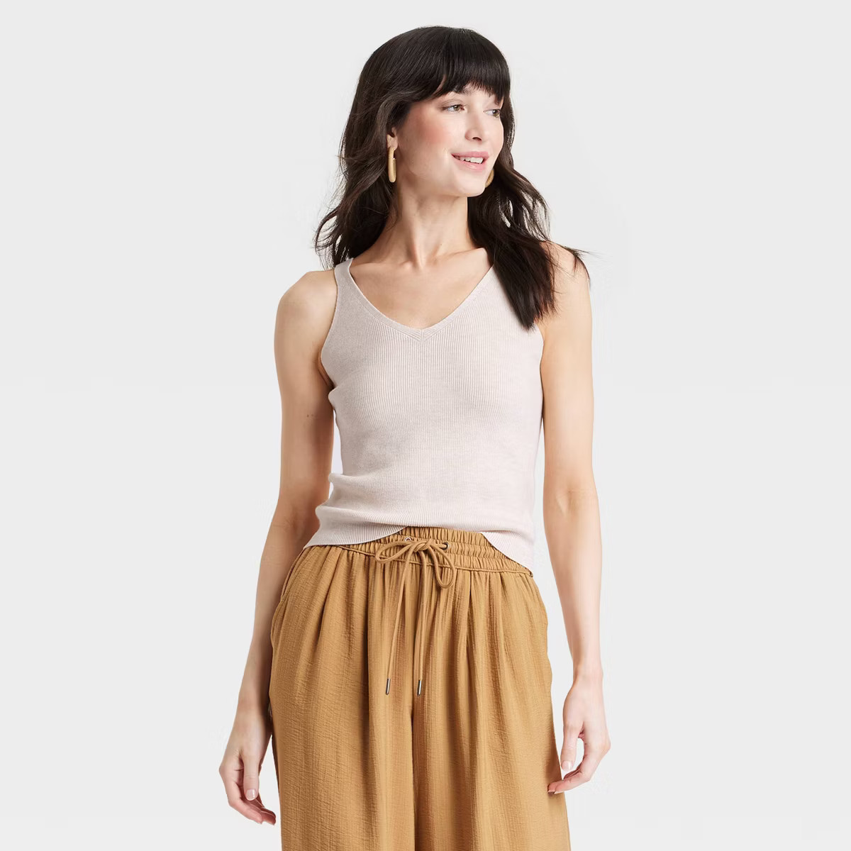 Women's V-Neck Pullover Sweater Tank - A New Day™ | Target