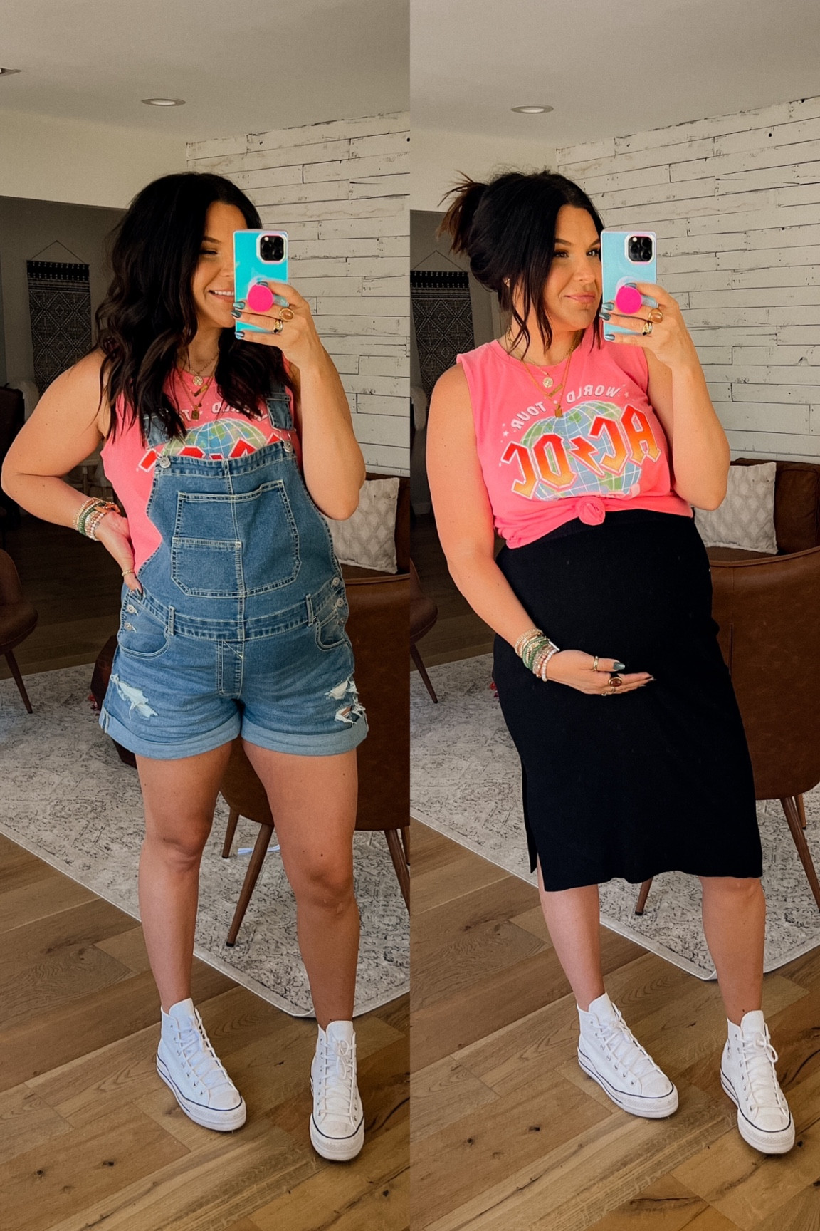 2 ways to style this sleeveless graphic tank from Walmart. 

Tank: XL
OVERALLS: XL
SKIRT: Large


#LTKbump #LTKshoecrush #LTKsalealert