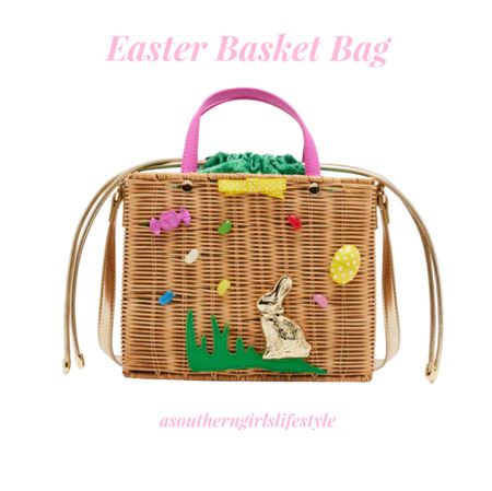 So so cute!!! Woven Drawstring Bag with a Bunny, Candy & Bow! 

Comes with a shoulder strap as well. 

Betsey Johnson. Easter Outfit. Spring Outfit. Purse. Tote  

#LTKitbag #LTKSeasonal #LTKstyletip