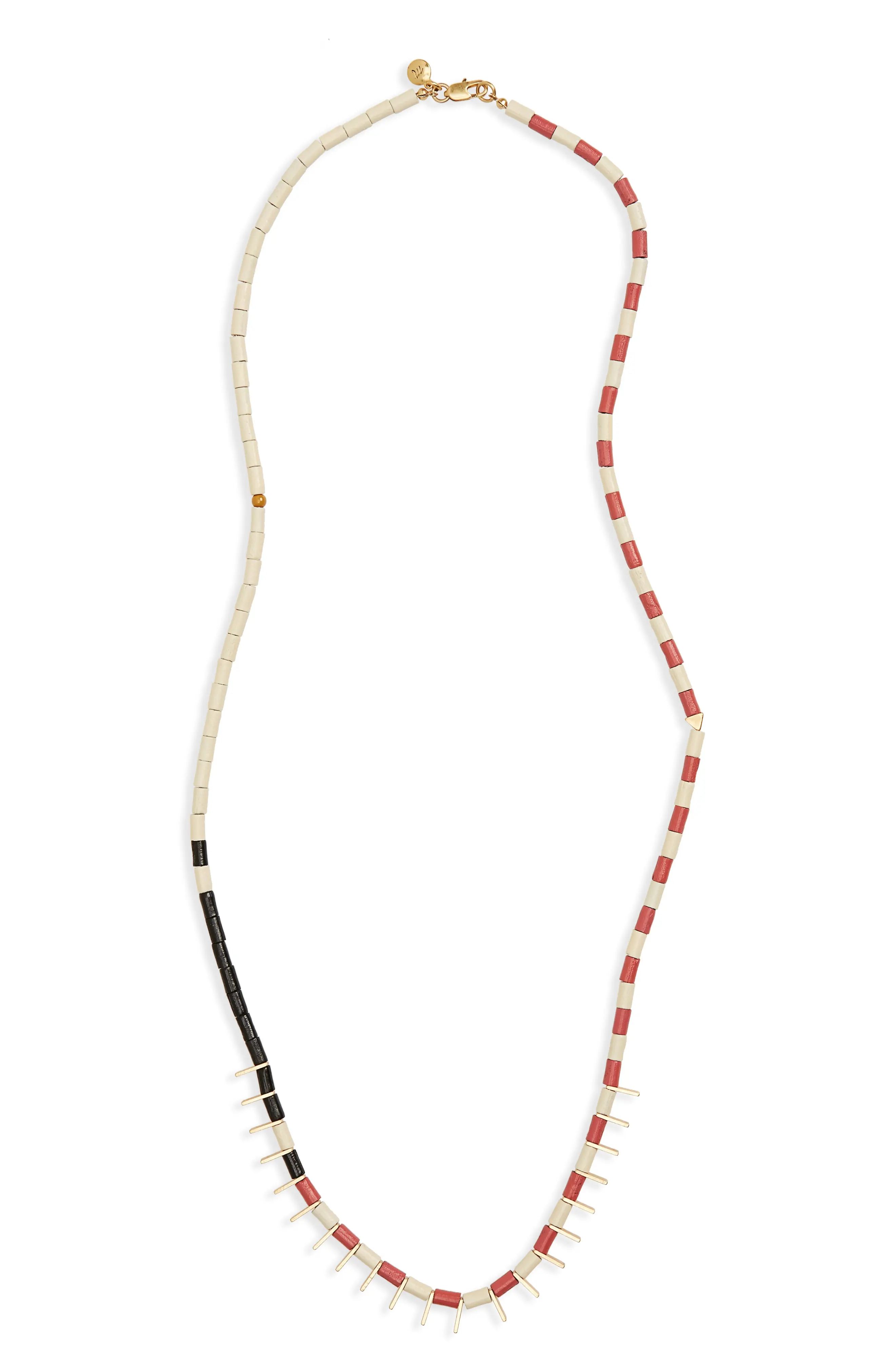 Wooden Beaded Necklace | Nordstrom