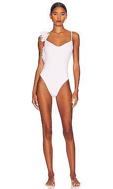 La Reveche Assuan One Piece in White from Revolve.com | Revolve Clothing (Global)