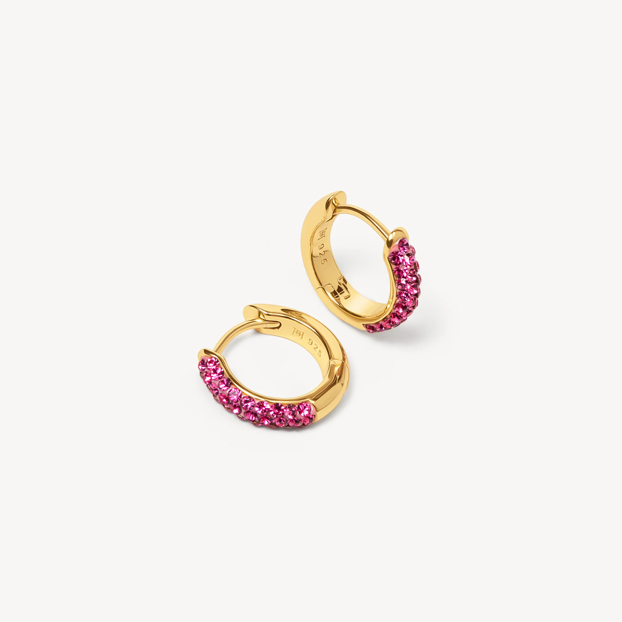 Wildflower Always On Sparkle Hoop Earrings | Hillberg & Berk | Hillberg & Berk