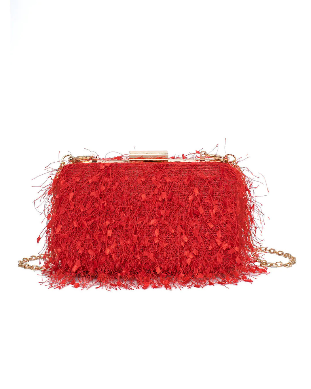 Alia Textured Clutch - Red | VICI