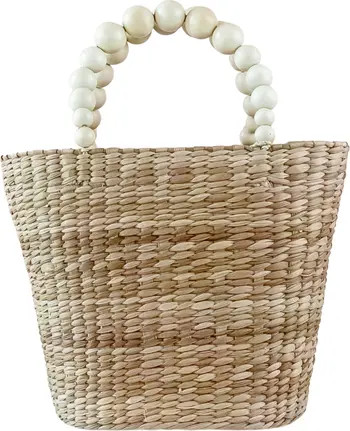 LIKHA Beaded Handle Seagrass Tote | Nordstrom | Nordstrom