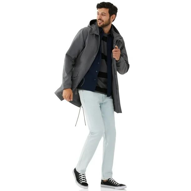 Free Assembly Men's Unlined Fishtail Parka Jacket | Walmart (US)