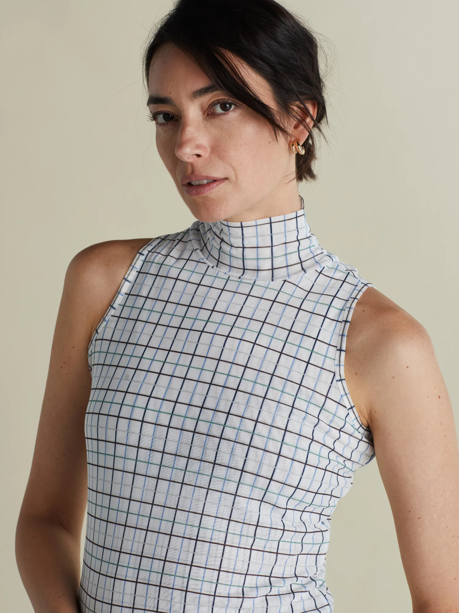 Luxe Opaque Sleeveless Top | A. PUTNAM