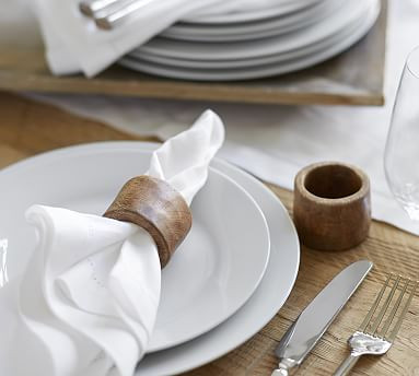 Vintage Wood Napkin Ring | Pottery Barn (US)