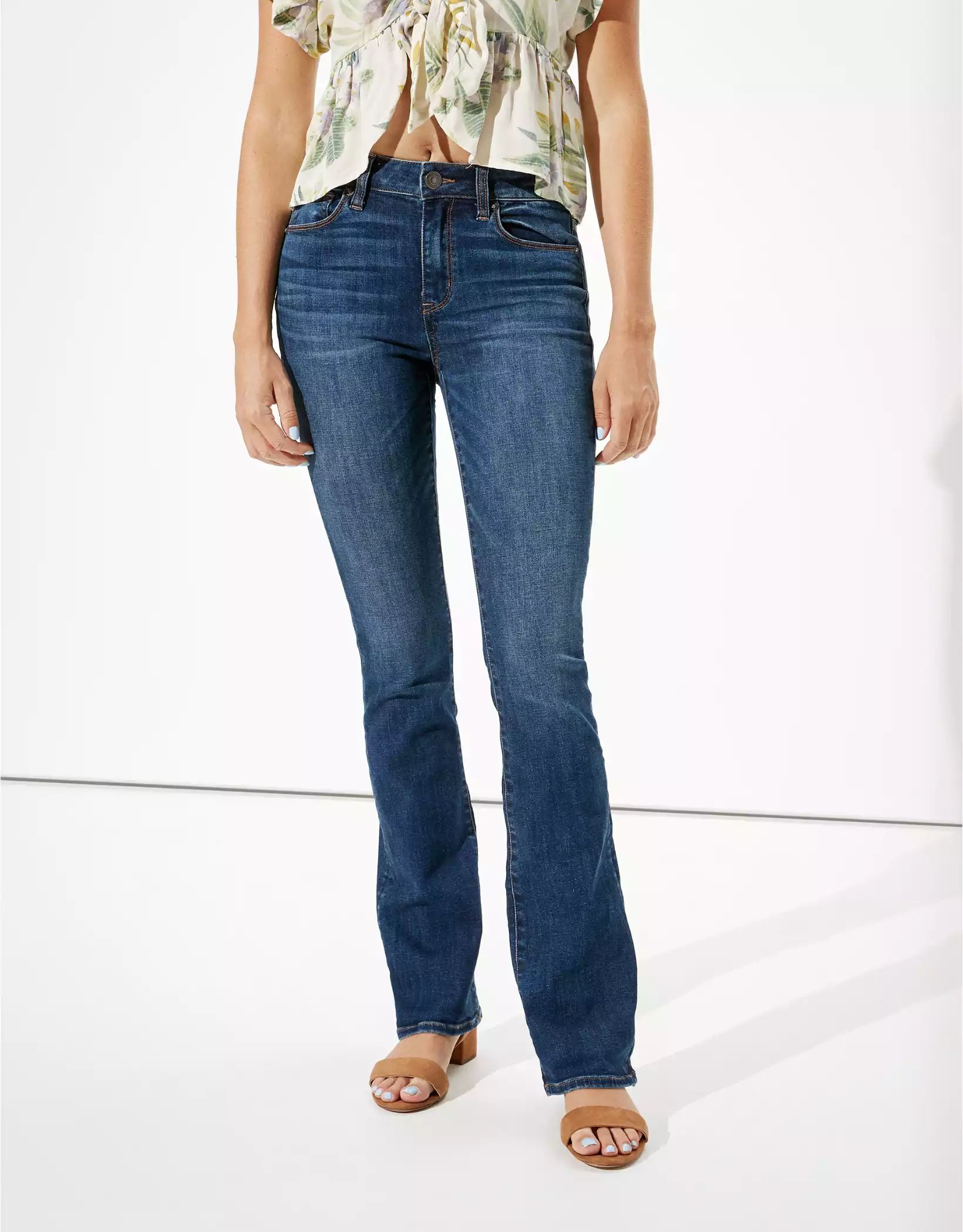 AE Next Level High-Waisted Skinny Kick Jean | American Eagle Outfitters (US & CA)