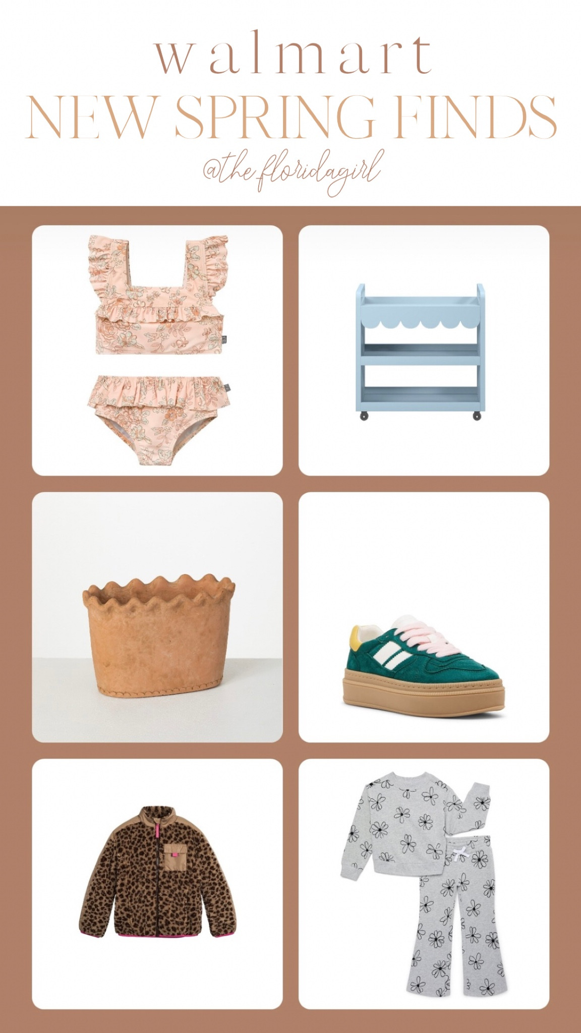 Walmart new spring finds home clothing kids family shoes swim decor school supplies storage organize organization organizer bar cart craft kids room Walmart finds scalloped cart playroomm

#LTKKids #LTKHome #LTKFindsUnder100