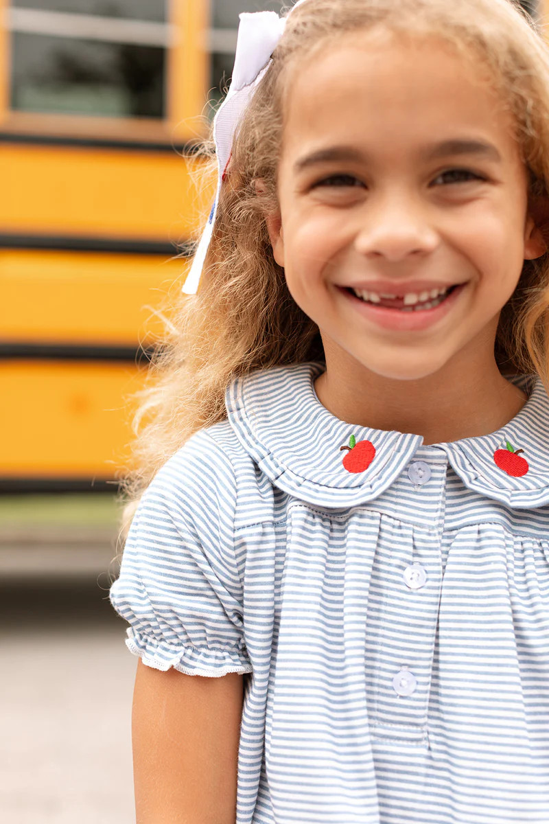 LIBBY KNIT DRESS - APPLES | Little Paper Kids (US)