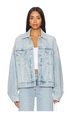 AGOLDE Dalton Balloon Jacket in Soul from Revolve.com | Revolve Clothing (Global)