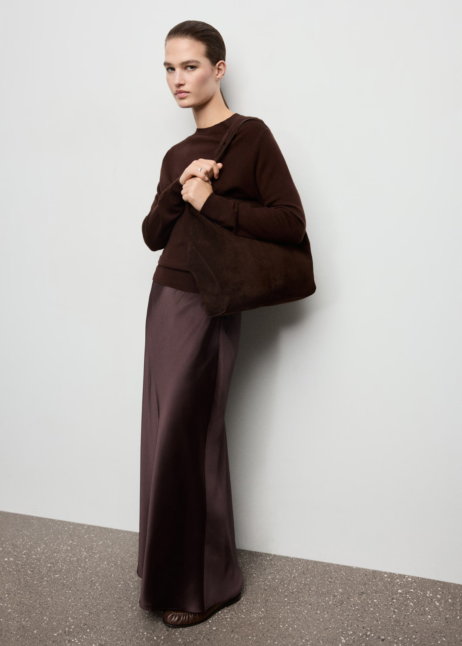 Satin long skirt | Mango (US/MX/AU)