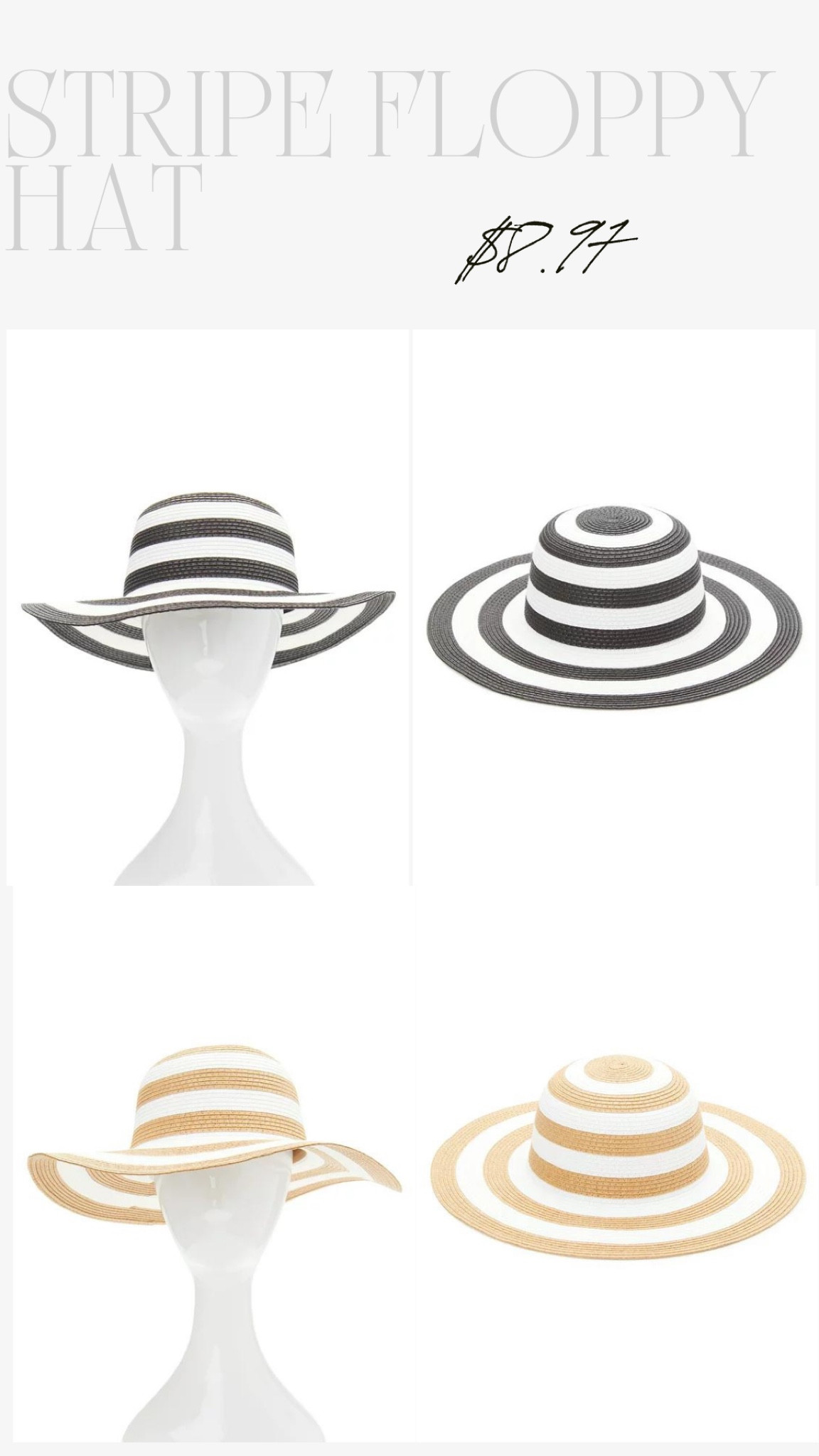 This Stripe Floppy Hat can be mixed and matched with your favorite outfits!

#LTKFind #LTKSeasonal