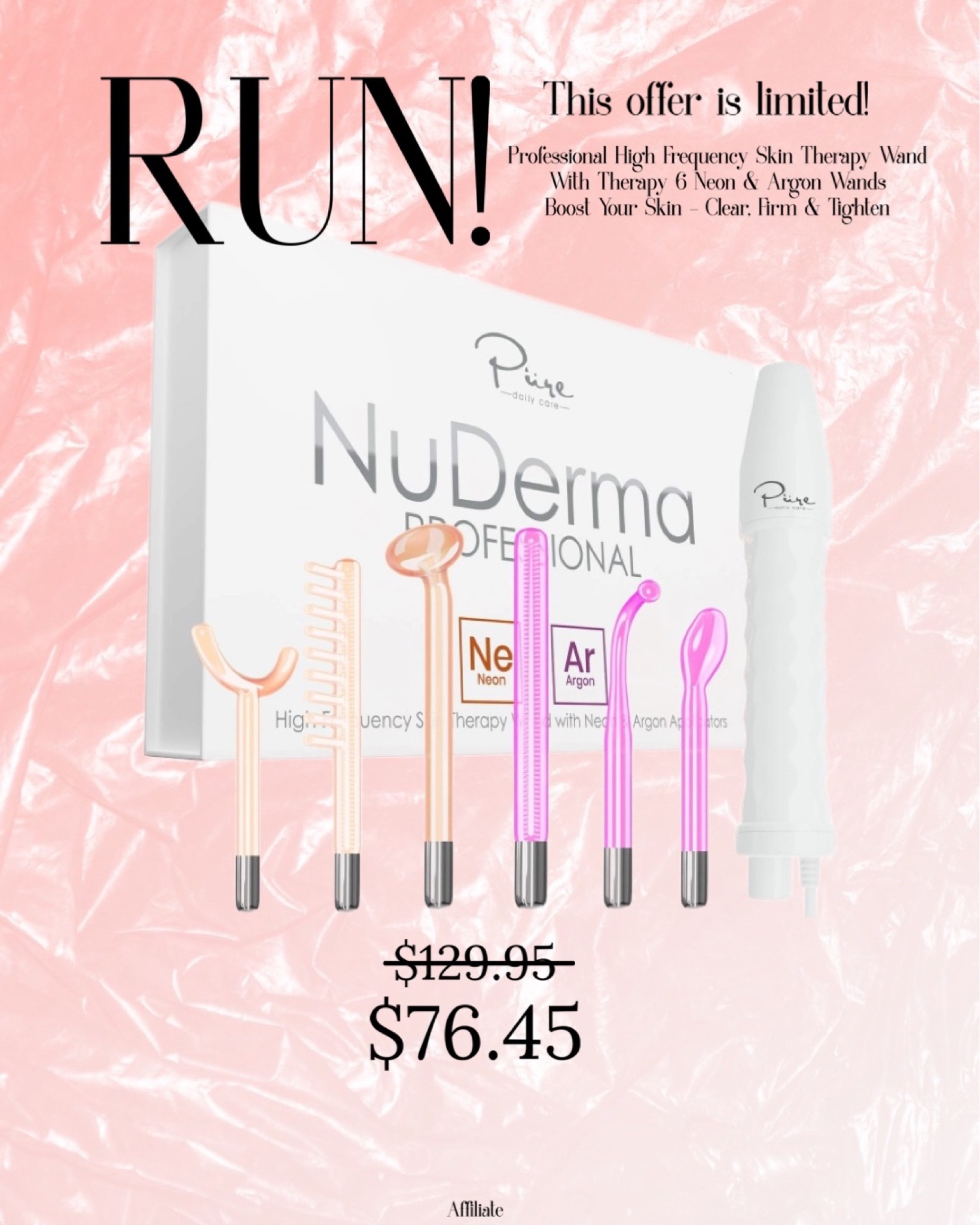 Major savings with this huge sale! High frequency skin care favorite for blemishes, tightening, firming and anti aging, argon & nitrogen skin treatment wand therapy

#LTKfit #LTKbeauty #LTKsalealert