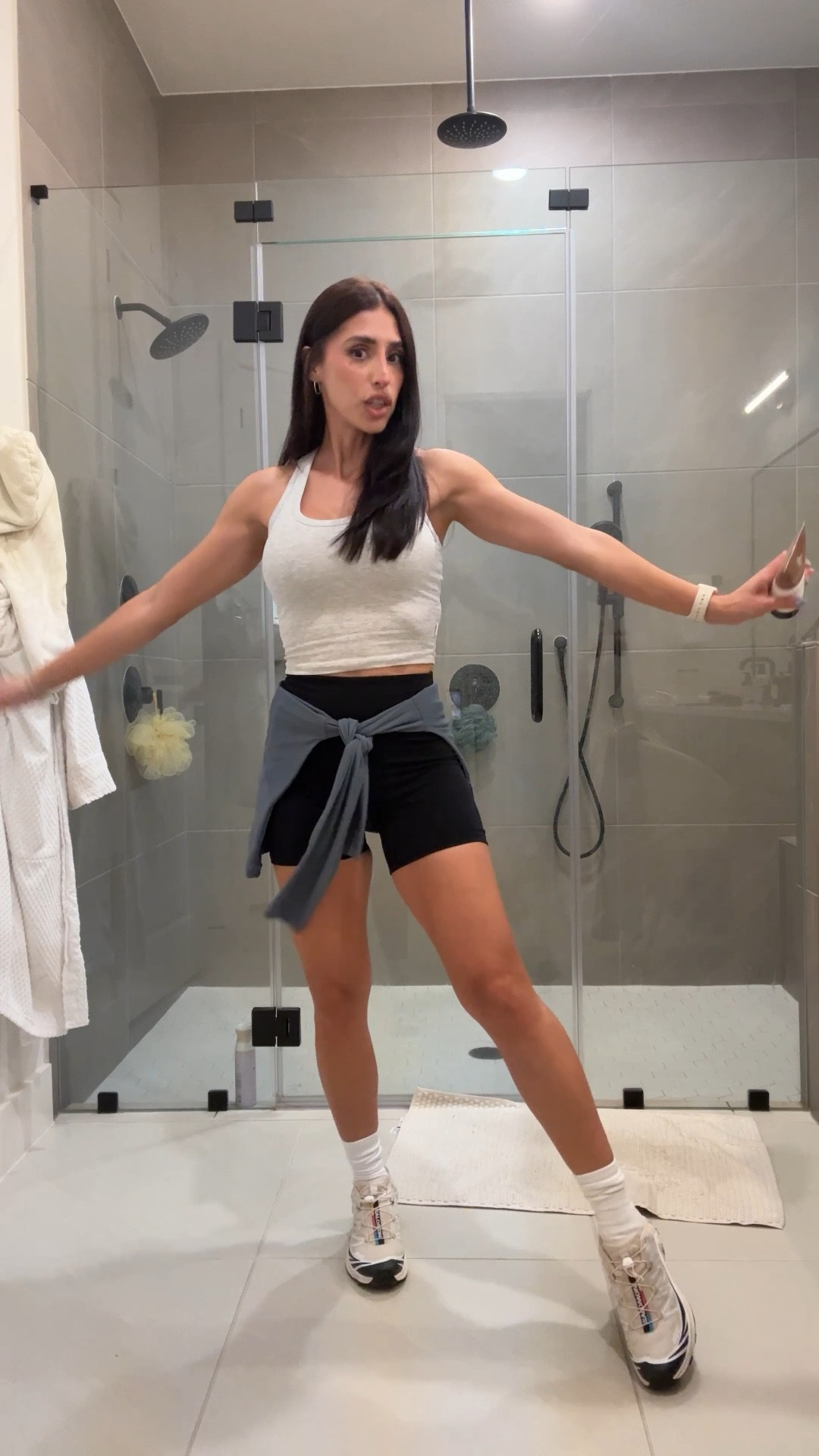 Just discover the best self tanner, it’s dye free, doesn’t smell, I showered, tamed and immediately put on my clothes sweat all day so my sons soccer game. No running tanner, no smell no transfer to my clothes. This is amazing. Used the color medium. #selftanner #tanner 

#LTKselfcare #LTKActive #LTKTravel