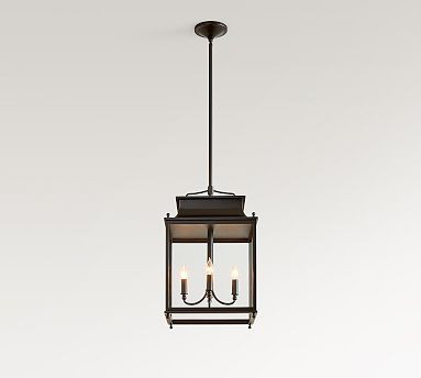 Belvedere Metal Outdoor Lantern Pendant (23") | Pottery Barn (US)