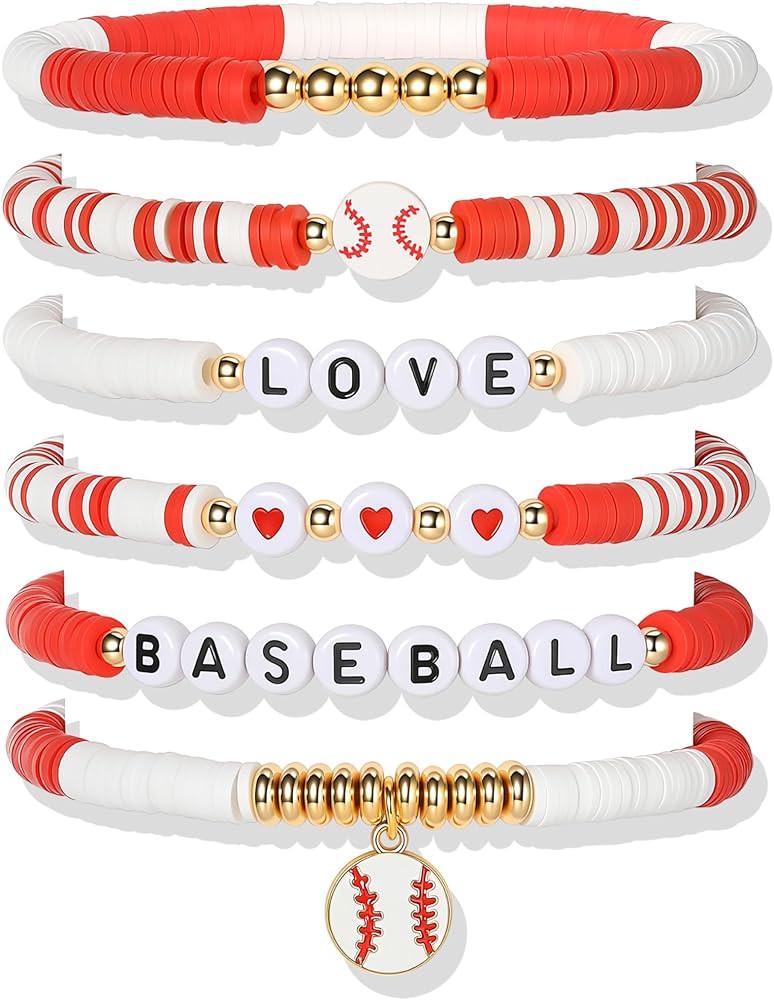 World Soccer Game-day Cup Bracelet Stack Set 7pcs Softball/Baseball/Basketball/Soccer/Volleyball/... | Amazon (US)