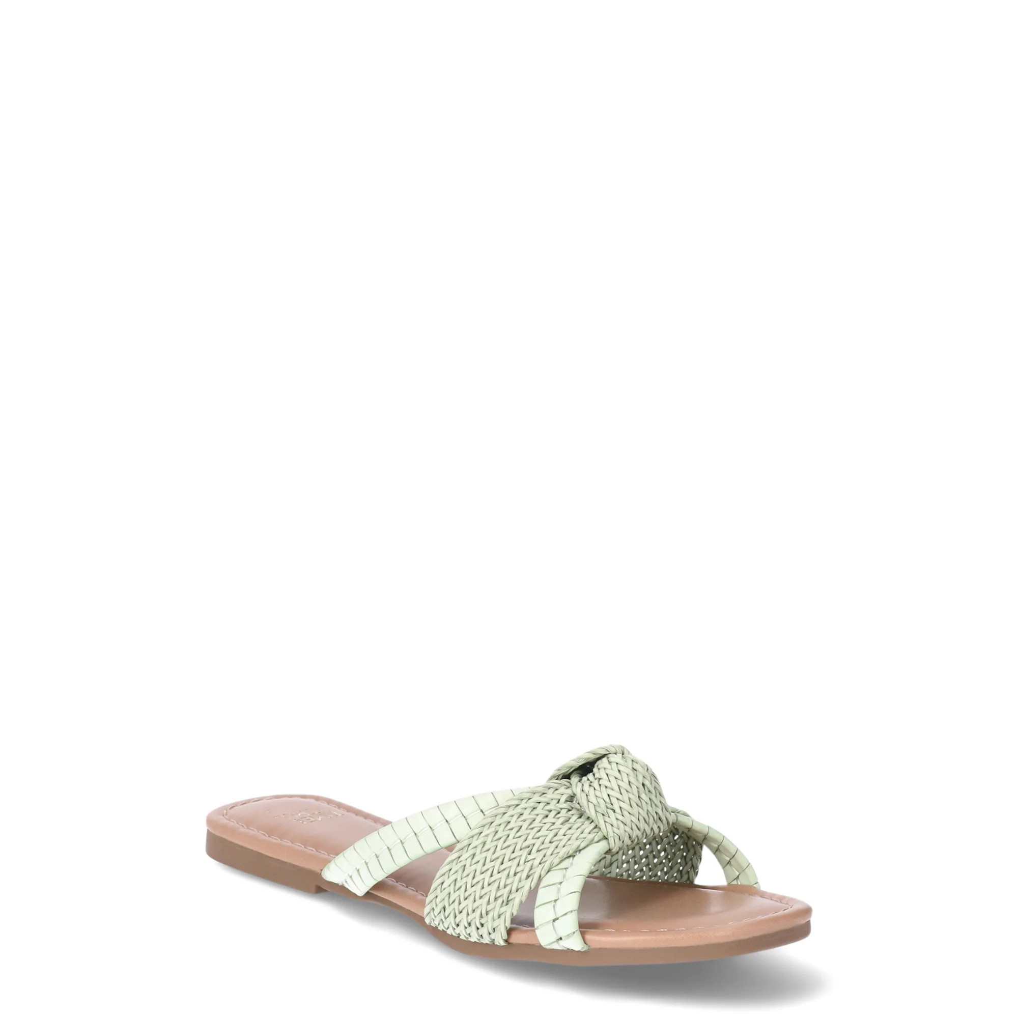 Time and Tru Women's Woven Knot Slide Sandal | Walmart (US)