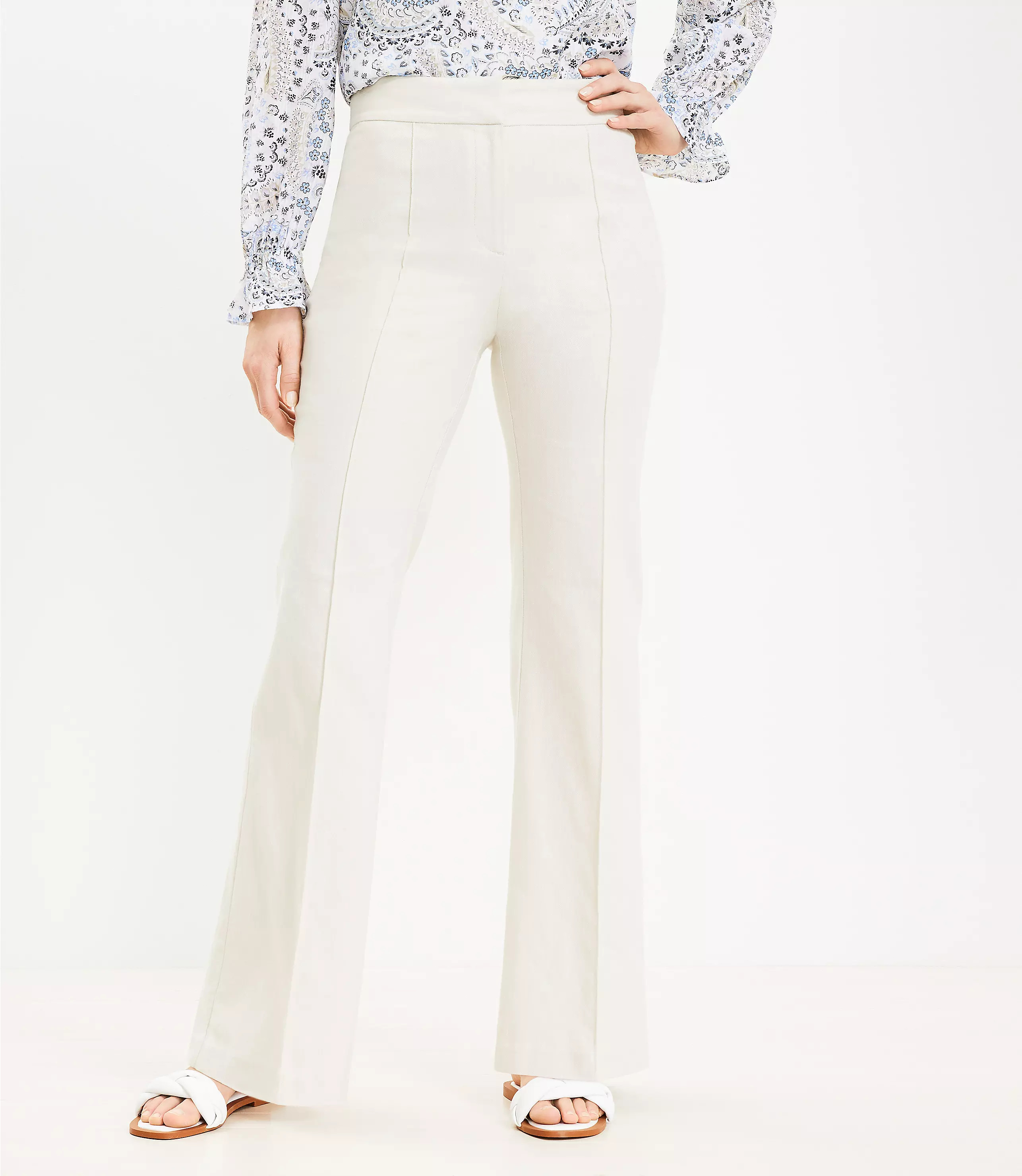 Flare Pants in Twill | LOFT