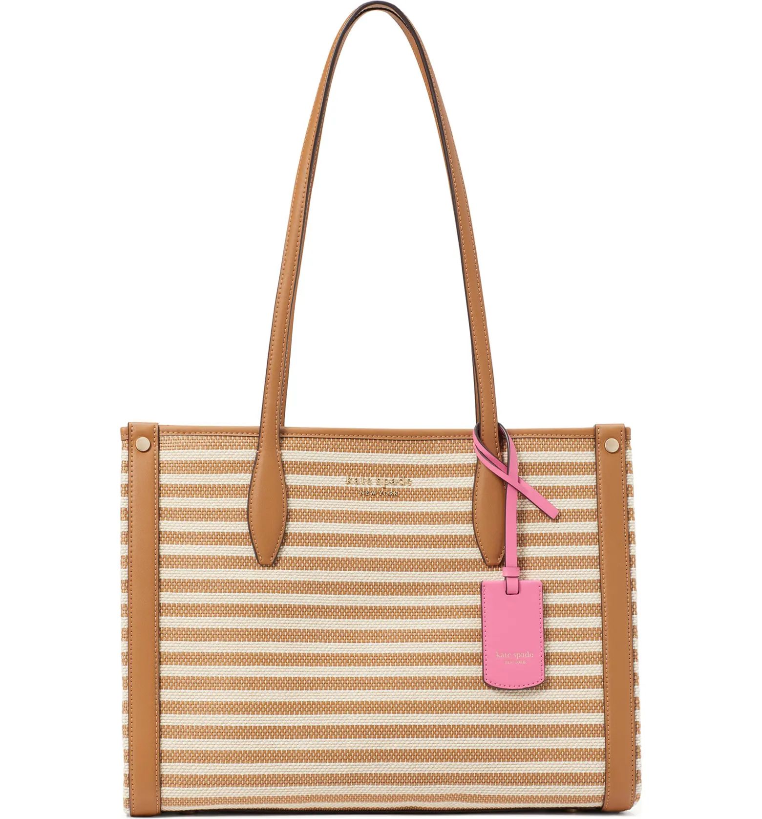 kate spade new york medium market stripe tote bag | Nordstrom | Nordstrom