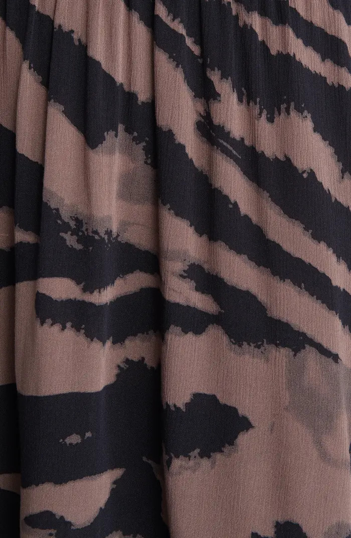 Rails Jasmine Tiger Stripe Smocked Waist Long Sleeve Dress | Nordstrom | Nordstrom