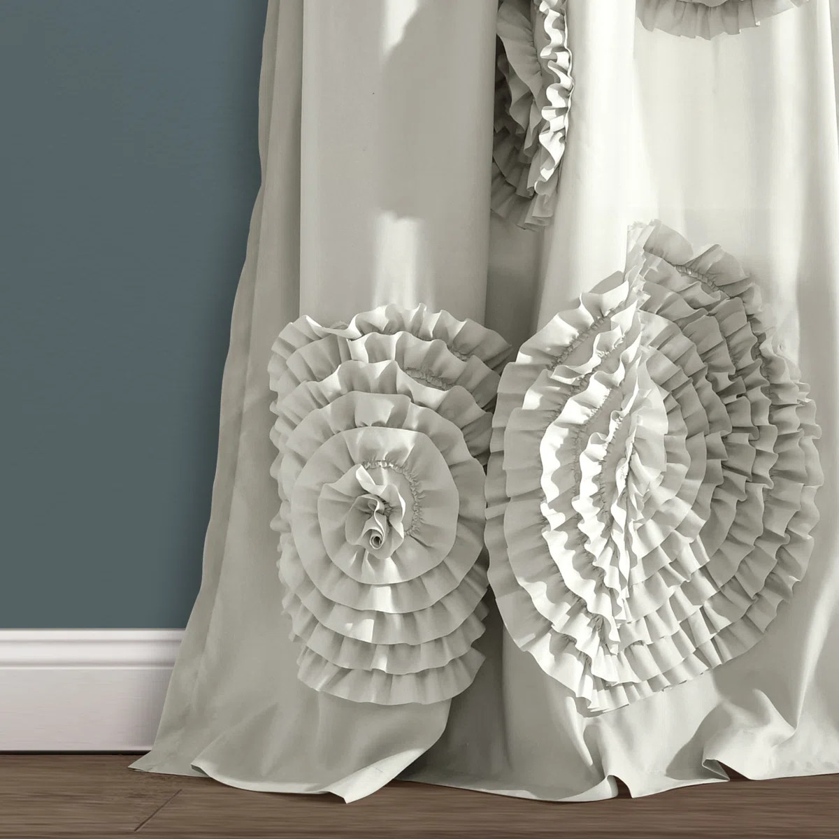 Lush Decor Acton Solid Semi-Sheer Rod pocket Single Curtain Panel & Reviews | Wayfair | Wayfair North America