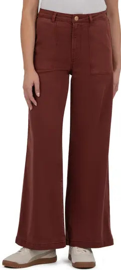 Meg Patch Pocket High Waist Wide Leg Pants | Nordstrom
