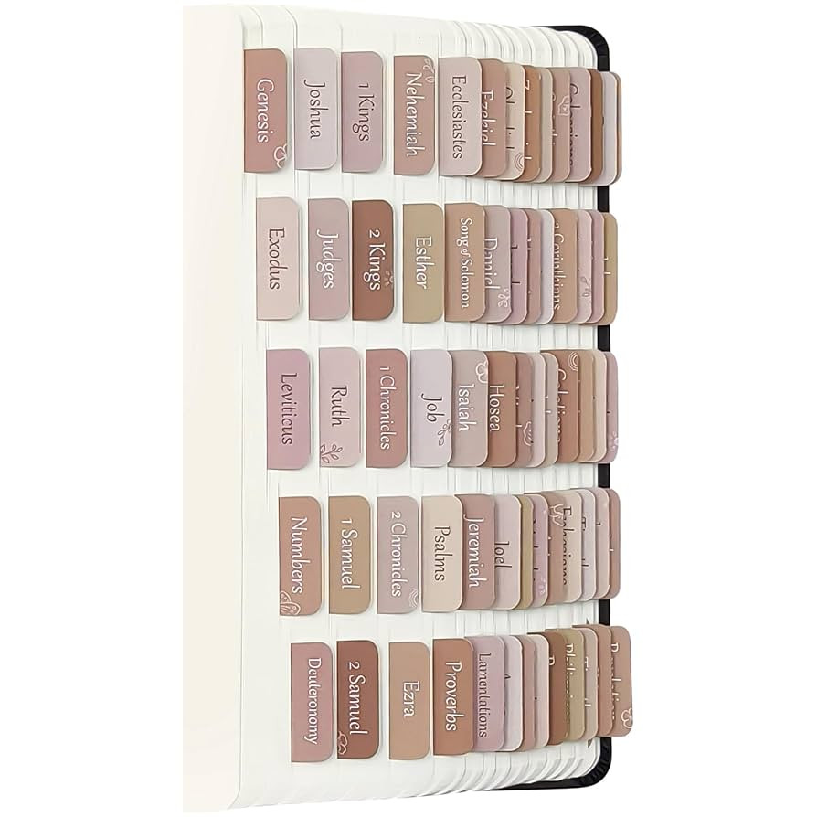 ZIEYOMI- Bible Tabs, Bible Study Journaling Supplies, Large Print Bible Tabs for Women and Men, 6... | Amazon (US)