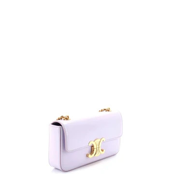 Triomphe Chain Shoulder Bag Leather Small | Rebag