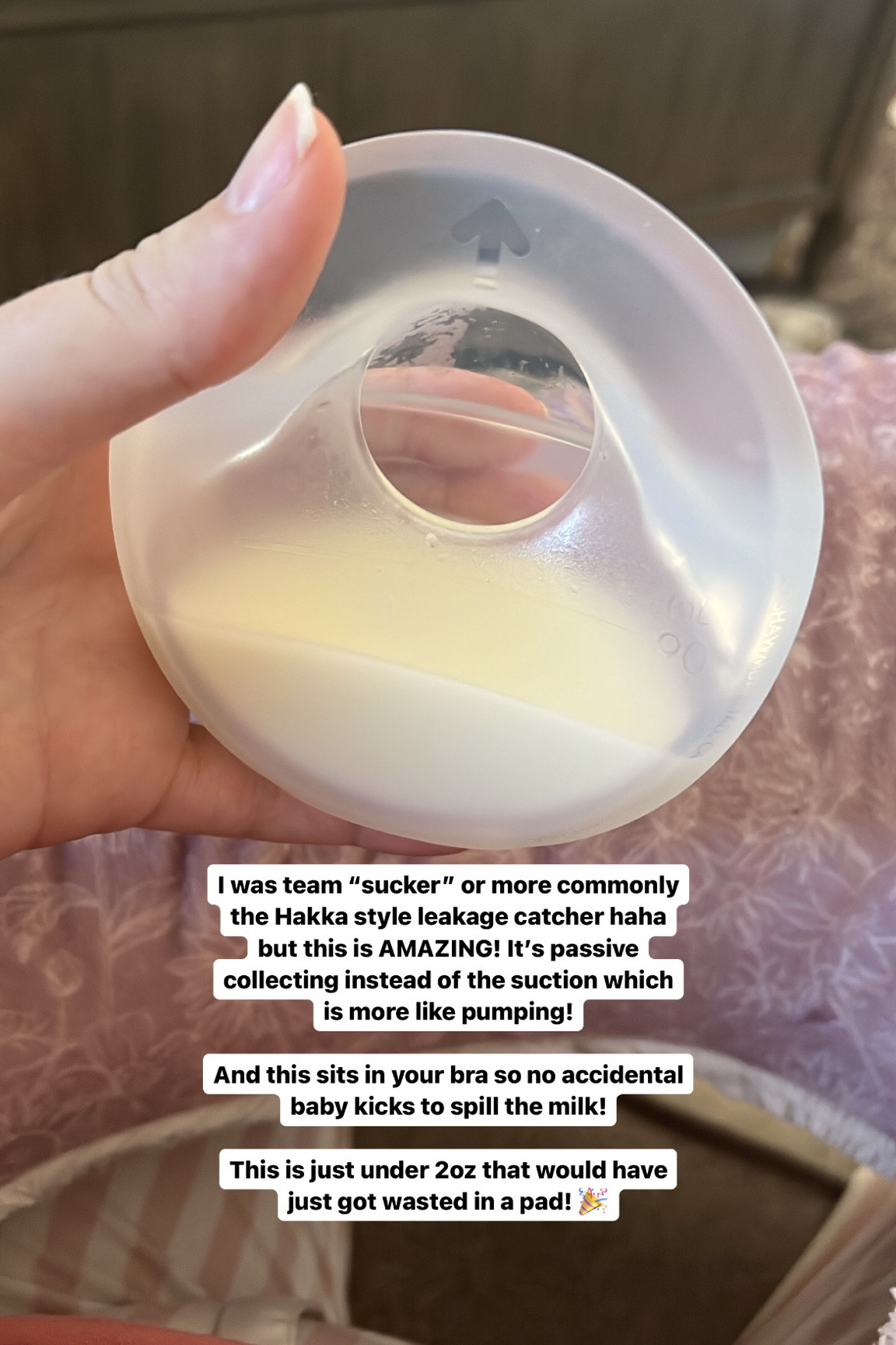 This thing is AMAZING! No pain just catches all the leakage! 🎉🍼🐄

#LTKfamily #LTKbump #LTKbaby