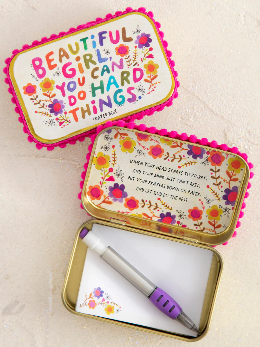 Tin Prayer Box | Natural Life