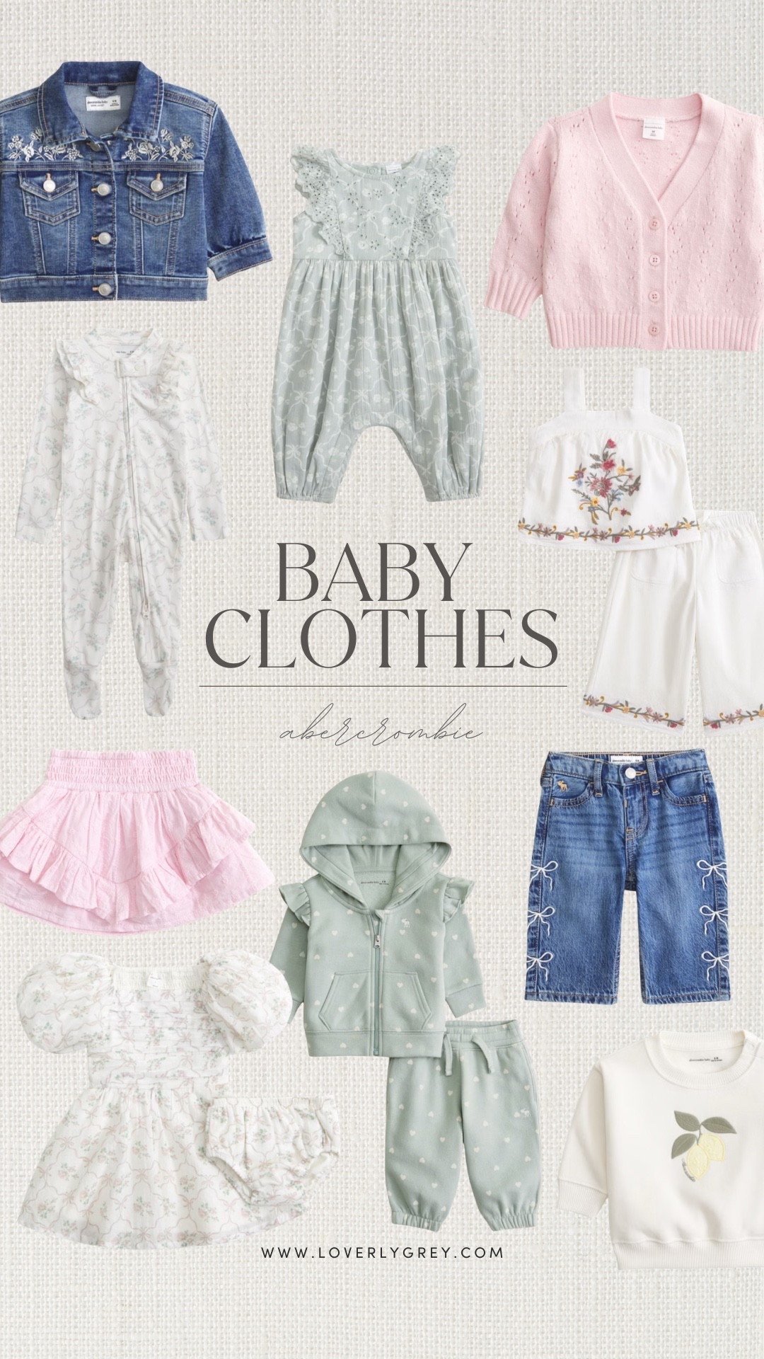Abercrombie just released baby clothes! They have the cutest finds from newborn to toddler! 

Loverly Grey, Abercrombie, baby clothes, baby girl clothes

#LTKBaby #LTKKids