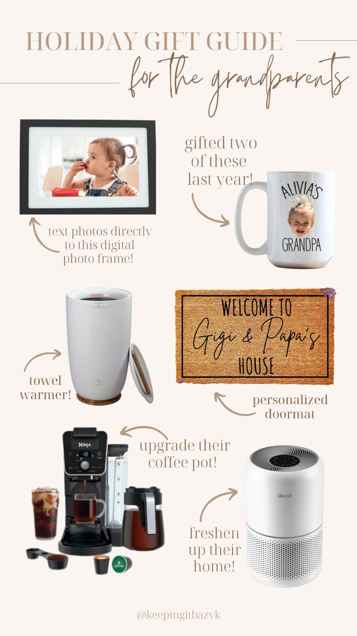 Gift guide for grandparents 🥰 #giftsforgrandparents #holidaygiftguide

#LTKHoliday #LTKunder100 #LTKfamily