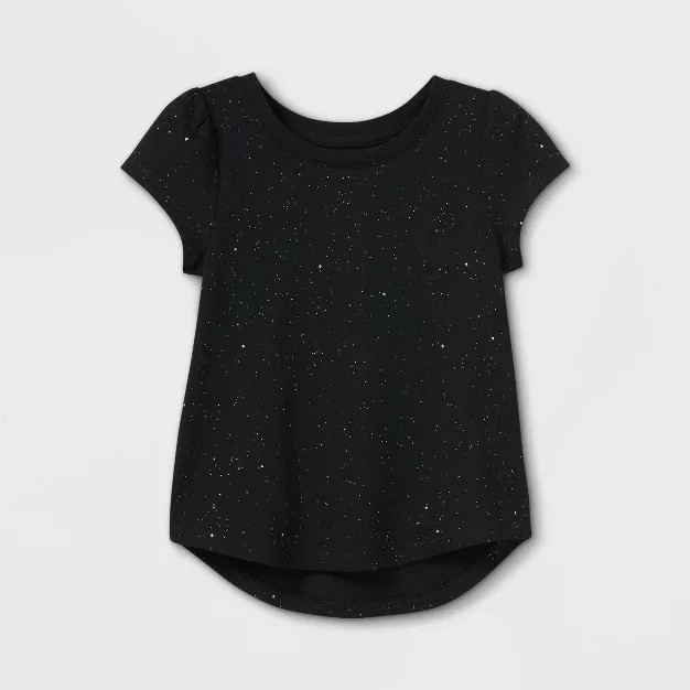 Toddler Girls' Sparkle Short Sleeve T-Shirt - Cat & Jack™ | Target