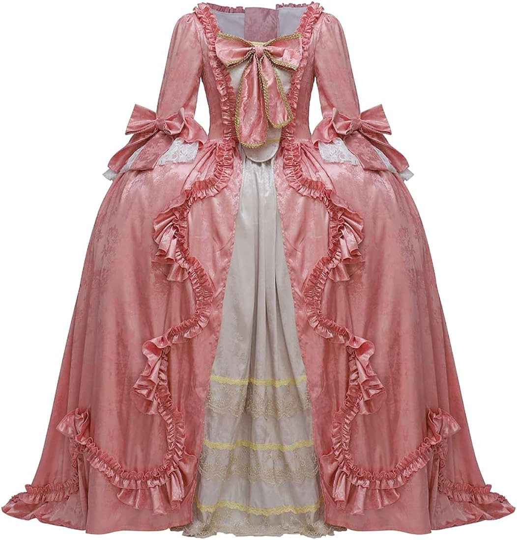 Court Rococo Baroque Marie Antoinette Ball Dresses 18th Century Georgian Era Costumes Dress Victo... | Amazon (US)