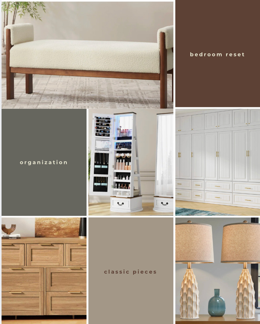 Bedroom Refresh with some classic decor and some beautiful pieces that also double for storage and organization! @Wayfair 

 

#LTKmomlife #LTKMens #LTKHome
